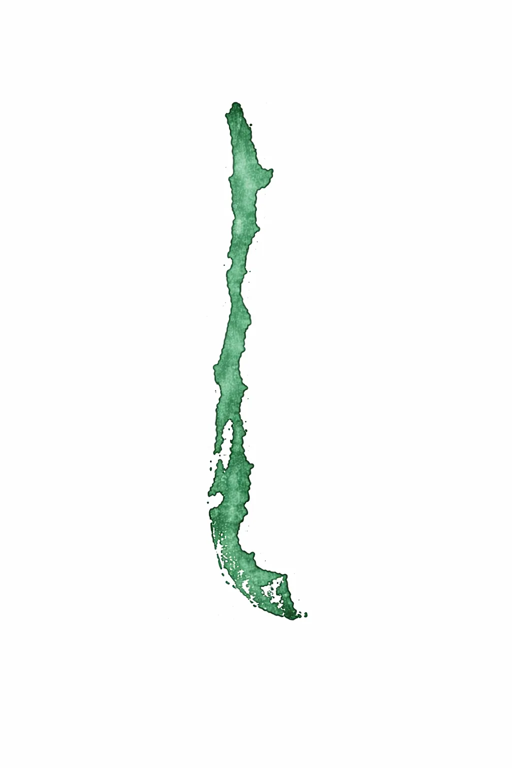 Carte du Chili