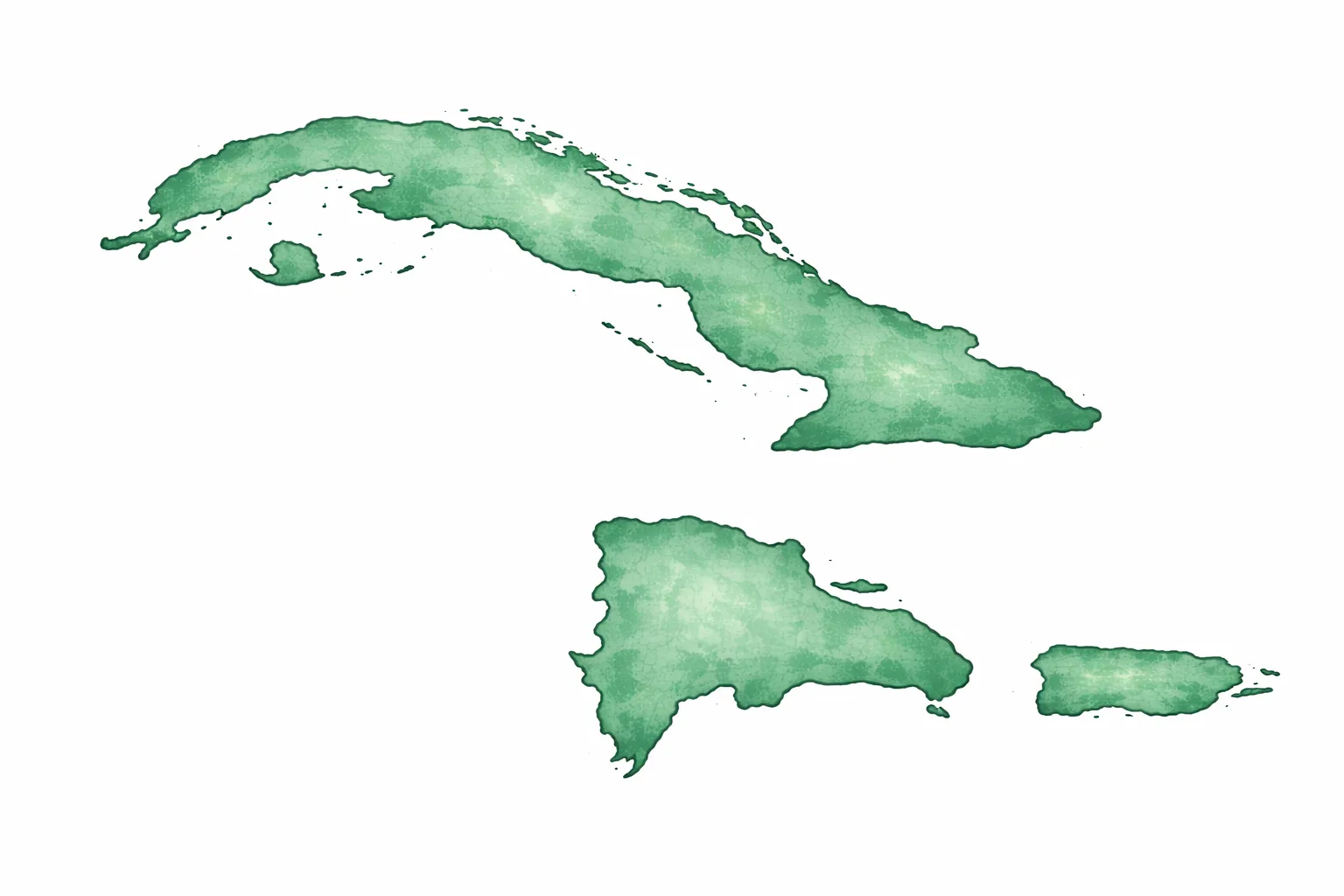 Carte des Caraïbes